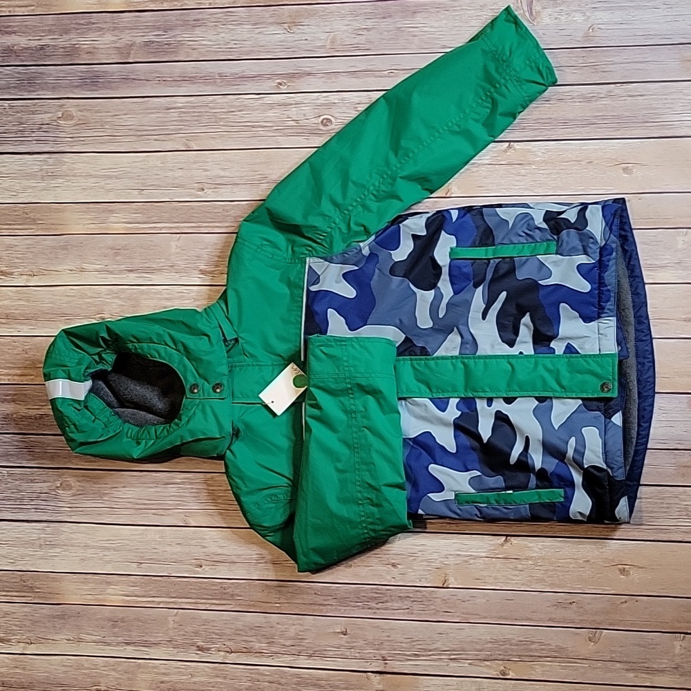 Mini Boden fleece lined all weather waterproof coat